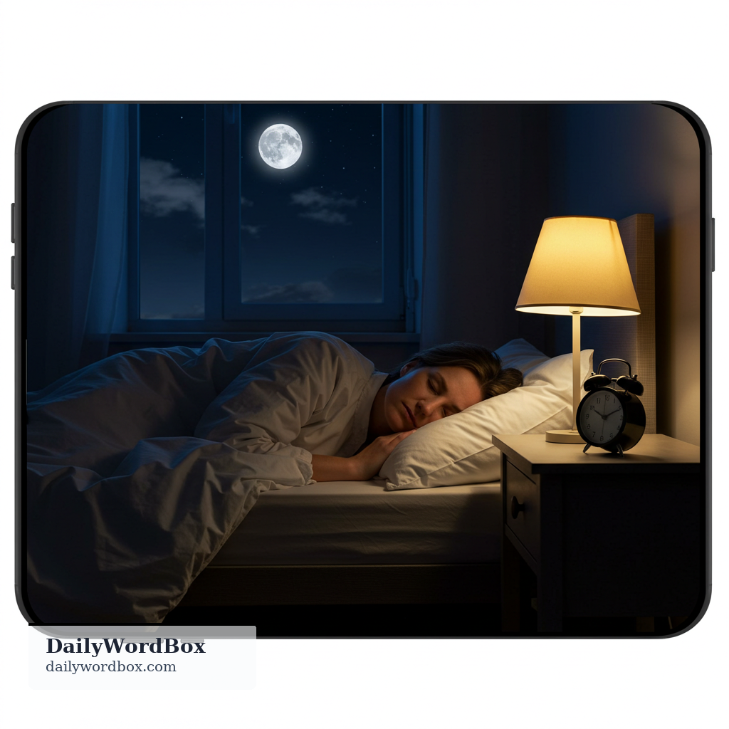 get enough sleep: to sleep for a sufficient amount of time to feel rested and function well