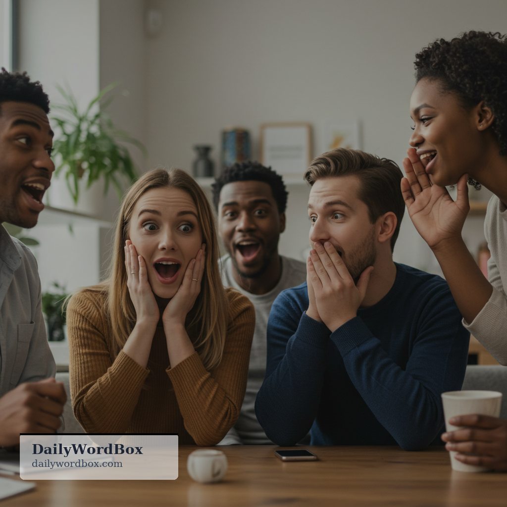 get out: to become known or discovered (about information, news, or a secret)