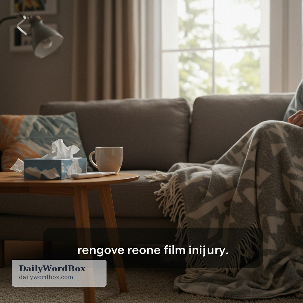 get over: to recover from an illness or injury