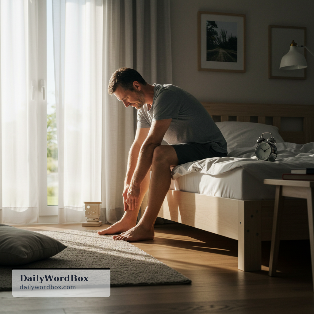 get up: to rise from bed, especially in the morning