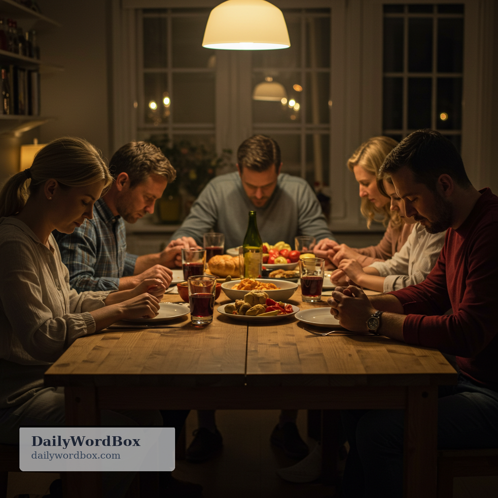 give thanks: to express gratitude; to say thank you, often formally or in a group