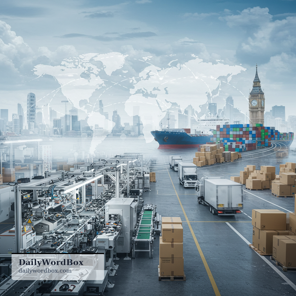 globalization: the spread of business, products, and brands across many countries, creating worldwide markets and supply cha…