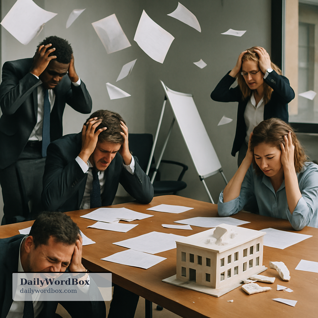 go belly up: (Of a plan, project, or deal) to fail suddenly and completely.