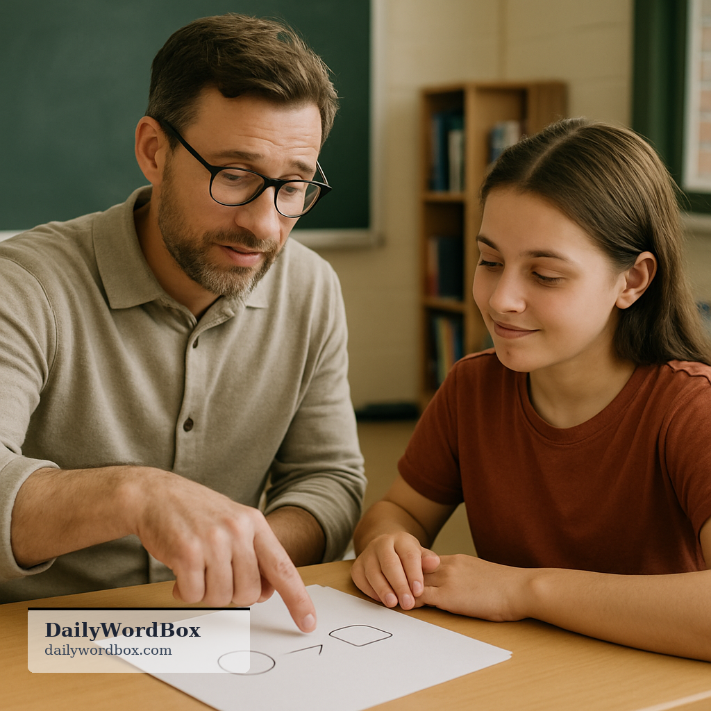 go over: To go over something means to review it carefully, often to check details or explain it again.