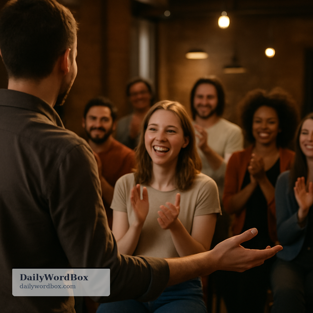 go over: to be accepted or received well by an audience