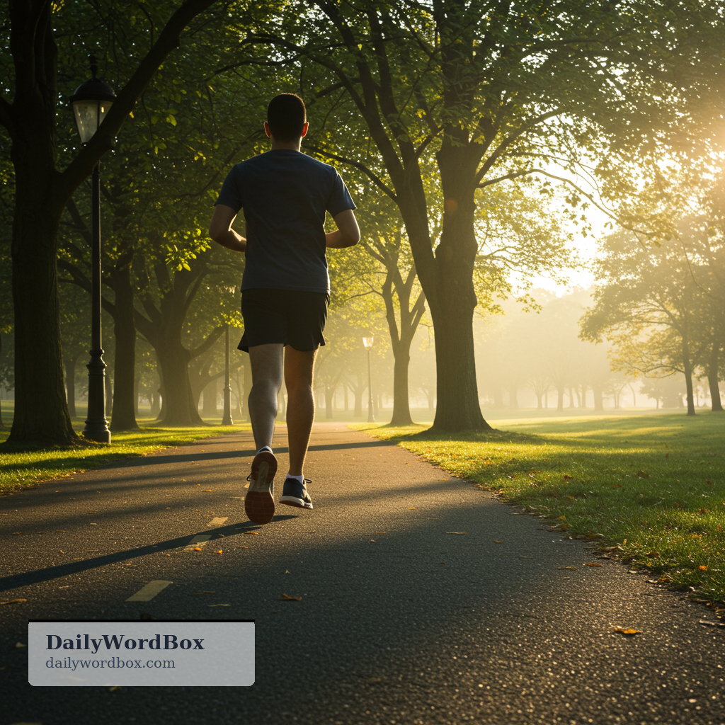 go running: to go out to run as exercise