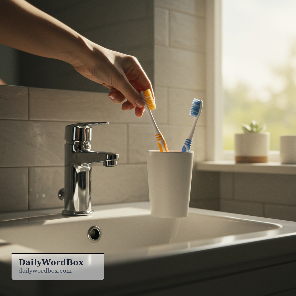 good habit: a beneficial routine or behavior you do regularly