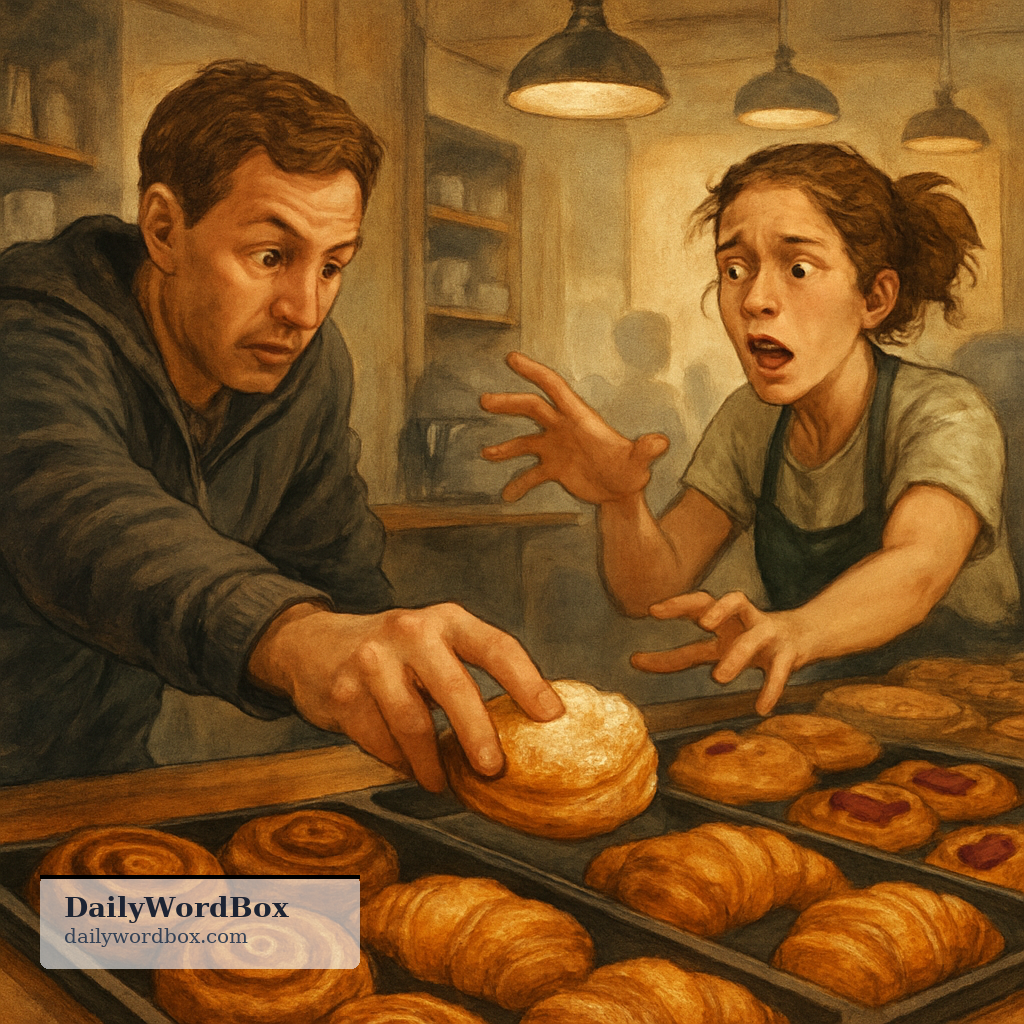 grab: To get something quickly, especially food or a drink, without spending much time.