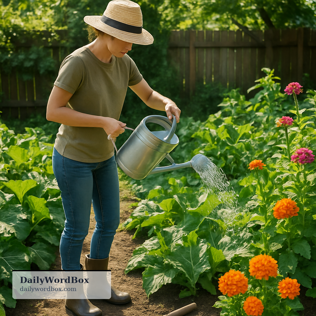 green thumb: A natural talent or skill for growing plants and making them thrive.