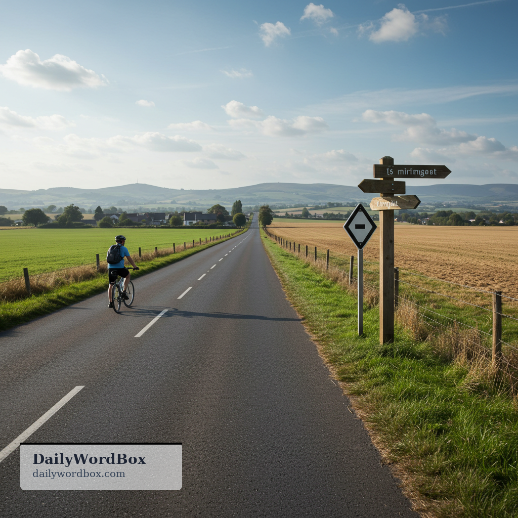 halfway: at a point that is about half the distance between two places