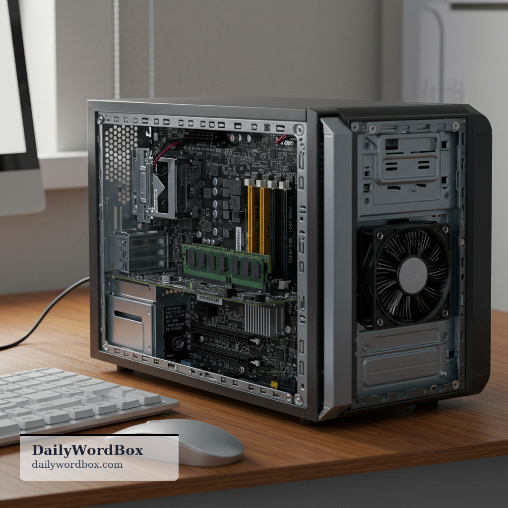 hardware: the physical parts of a computer or electronic system, as opposed to software