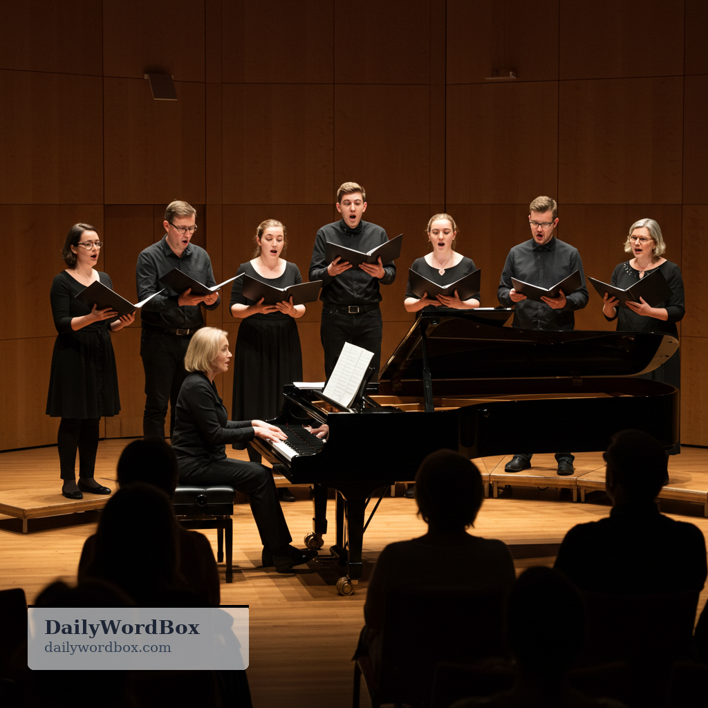 harmony: a pleasant combination of musical notes played or sung together