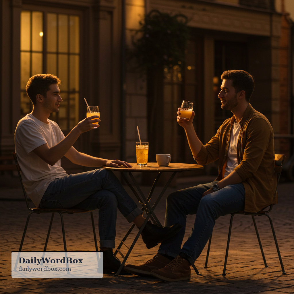 have a drink: to drink an alcoholic or non-alcoholic beverage; often used to suggest taking time to drink something (sometim…