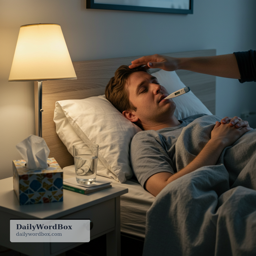 have a fever: to have an abnormally high body temperature because of illness