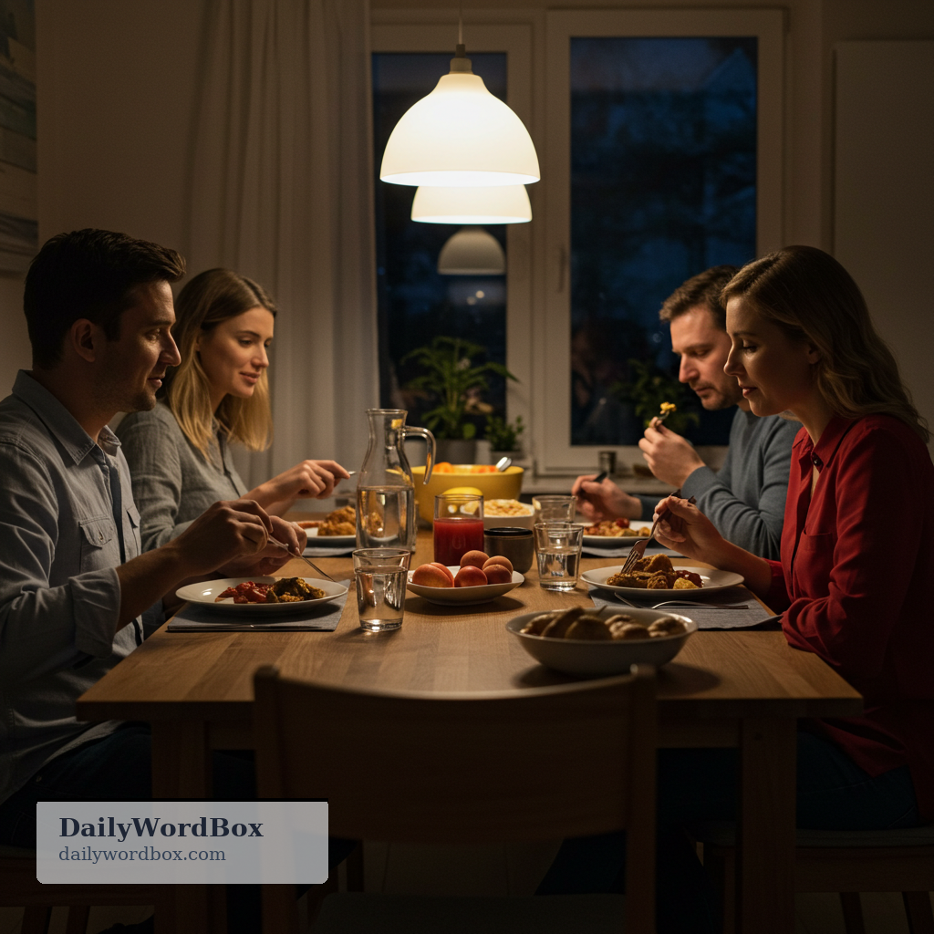 have dinner: to eat an evening meal