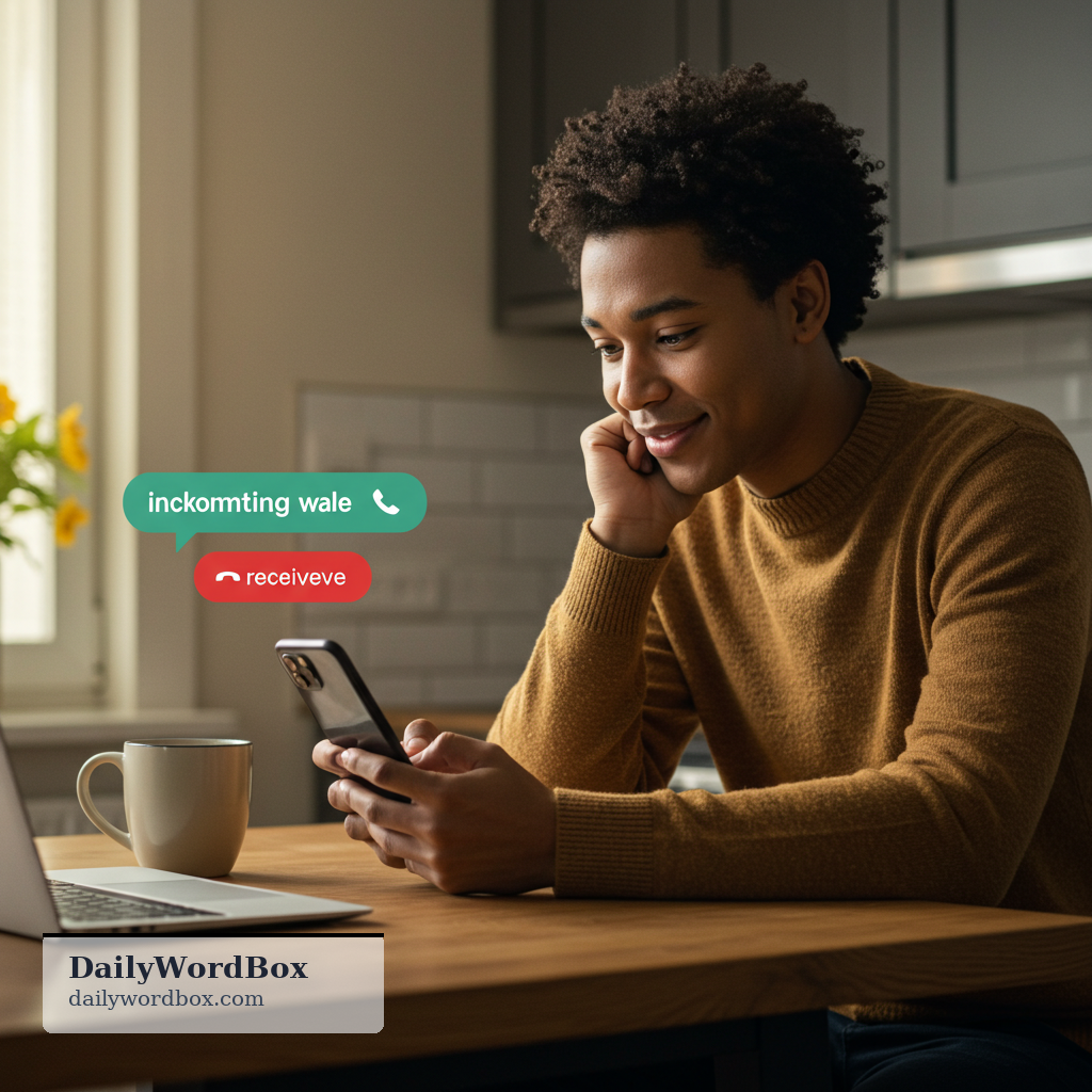 hear from: to receive a message, call, email, or other communication from someone