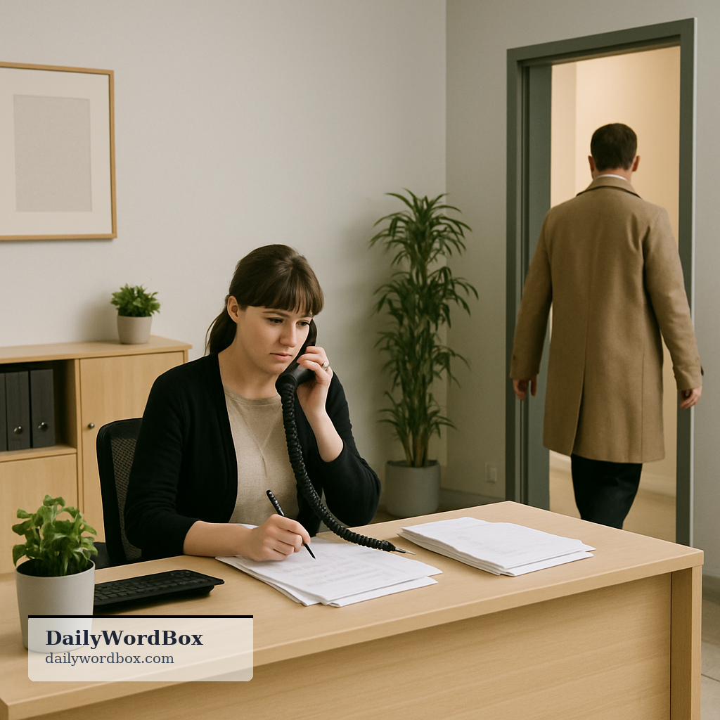 hold the fort: To stay behind and manage a place or duties while someone else is away.