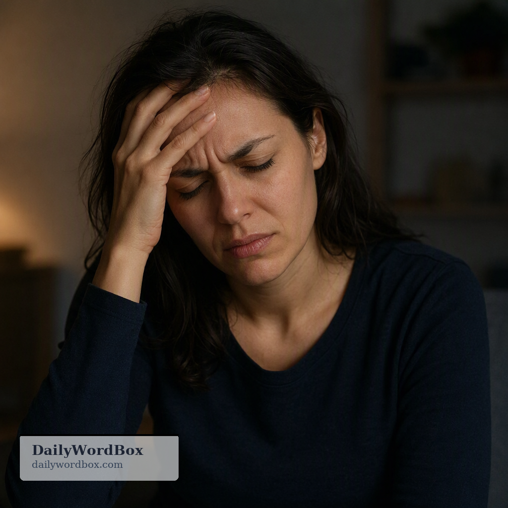 I have a headache.: To experience a pain in the head.