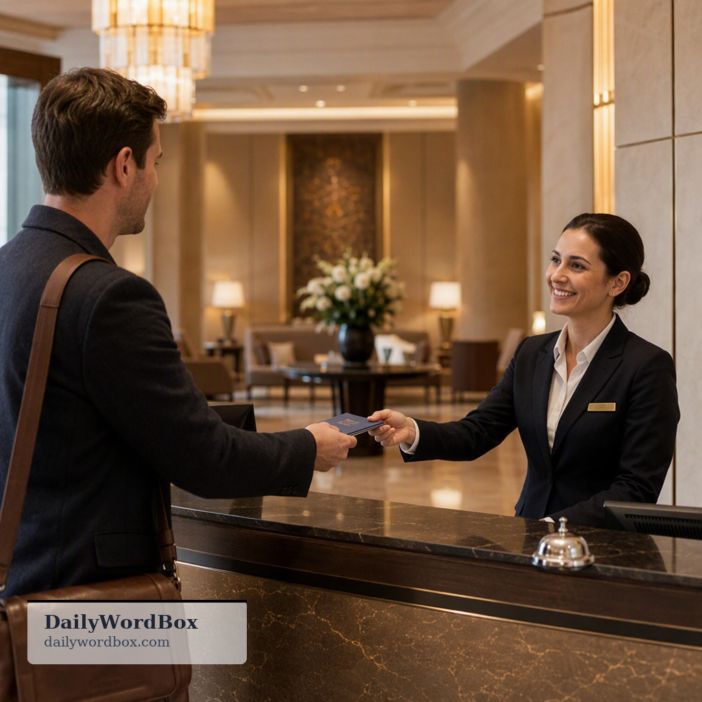 I have a reservation.: To possess or hold a booking for a service, seat, room, or event made in advance.
