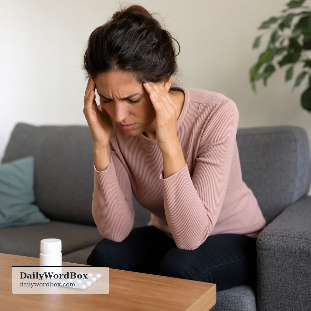 I need a painkiller.: To require medication to alleviate physical pain or discomfort.