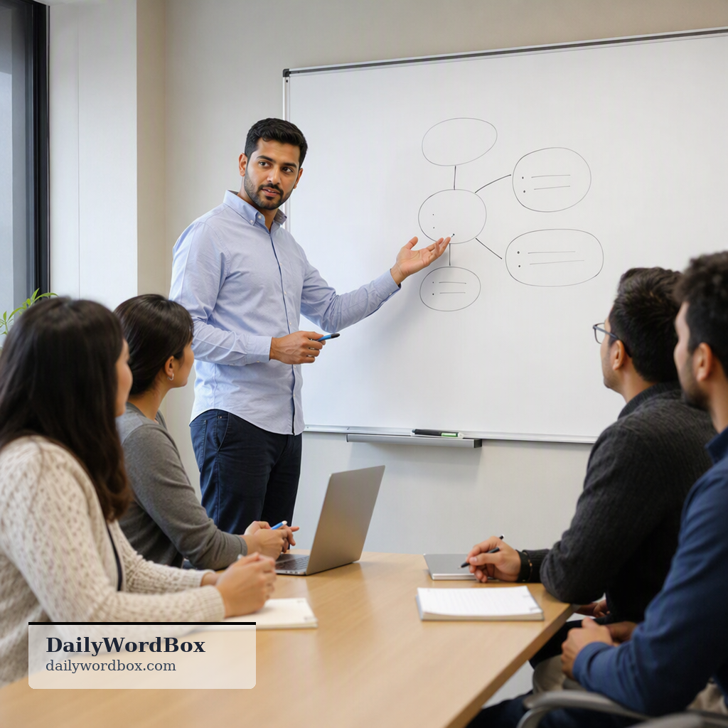 I'd recommend that we...: A polite and common way to suggest a course of action for a group, indicating the speaker's advice…