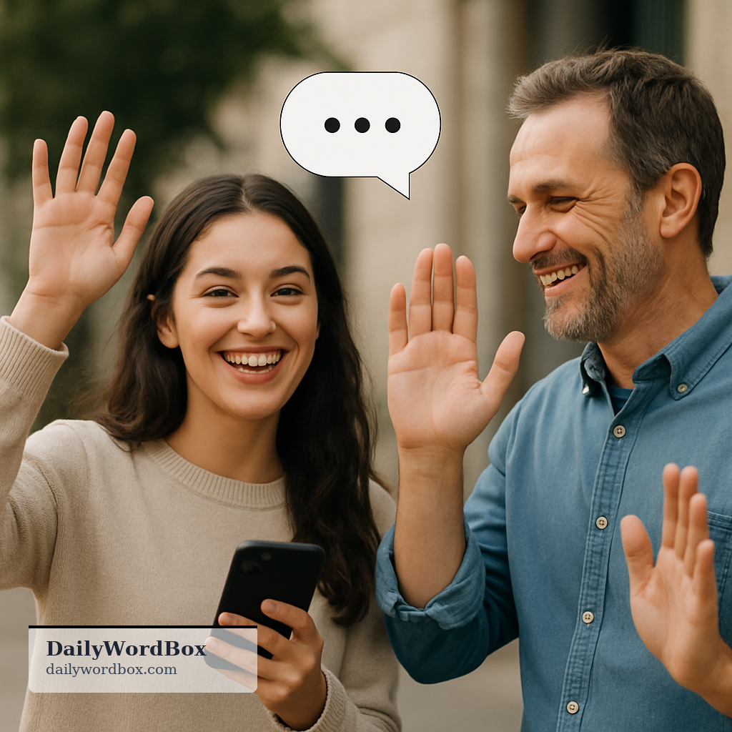 I'll be in touch.: To communicate or make contact with someone, usually at a later time or on an ongoing basis.