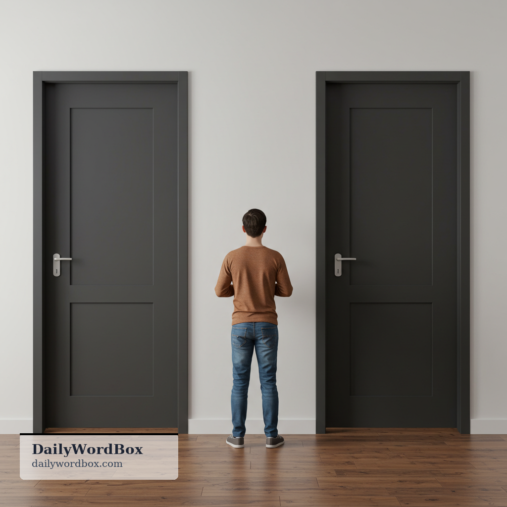 indifference: a neutral attitude where no strong preference is shown between options