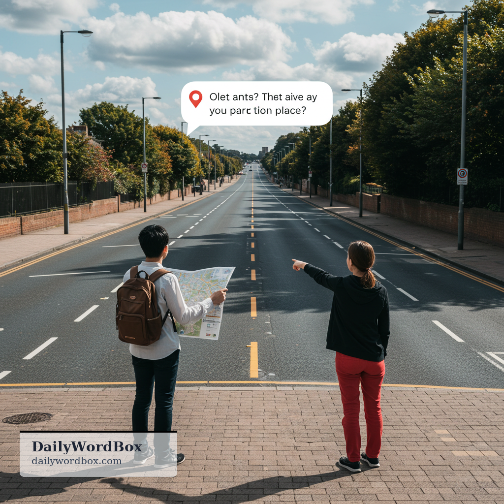 Is it far from here?: A question asking about the distance from your current location to a place.