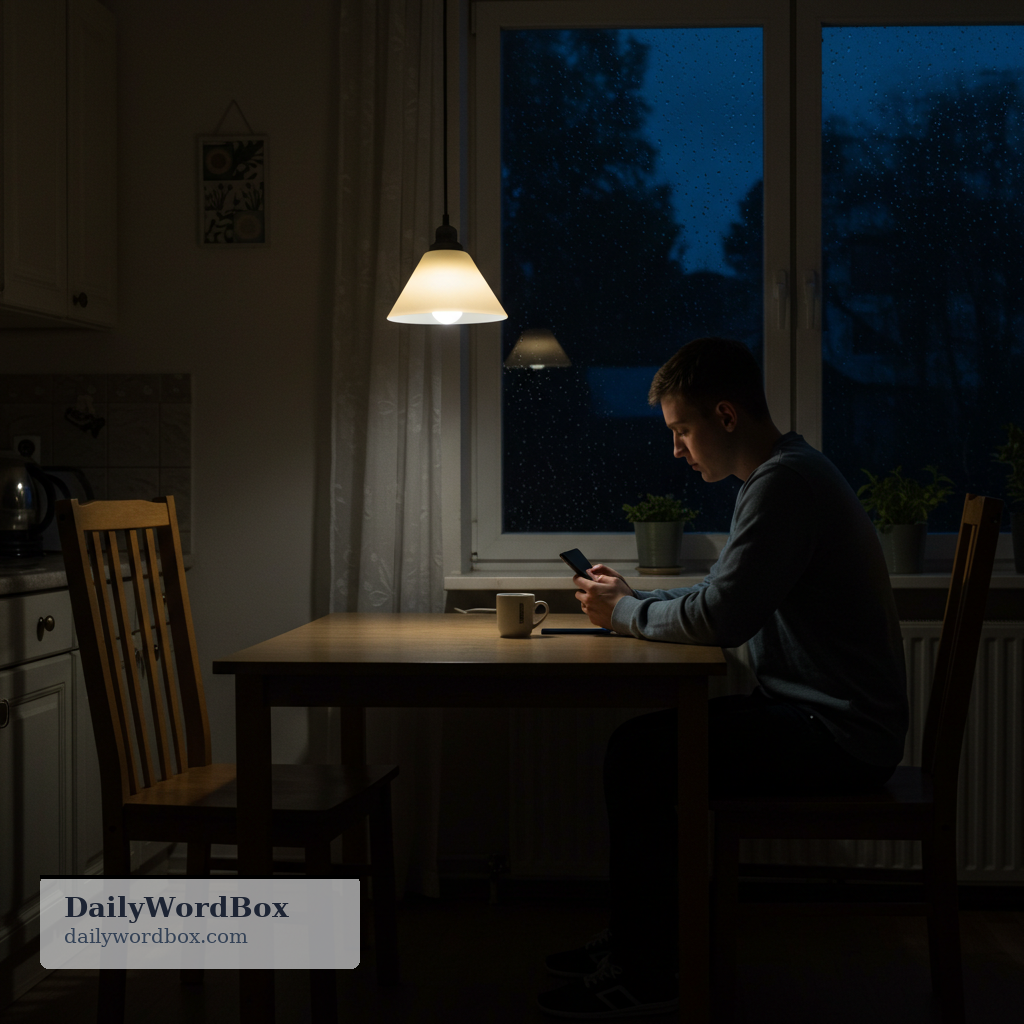isolation: the state of being alone or separated from other people, often with limited contact