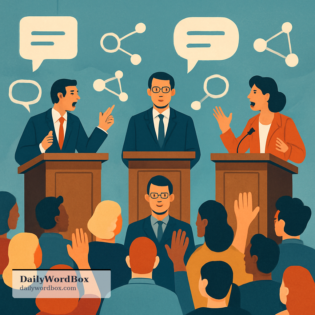 keep brains ticking in a public arena: To keep people mentally active and thinking clearly in a public setting where ideas a…