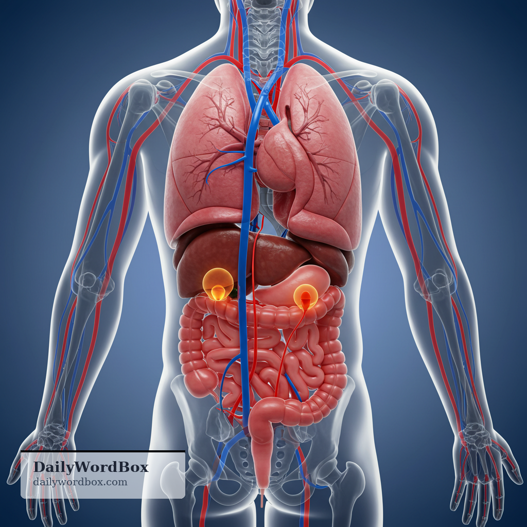 kidney: either of two organs that filter waste from the blood and produce urine
