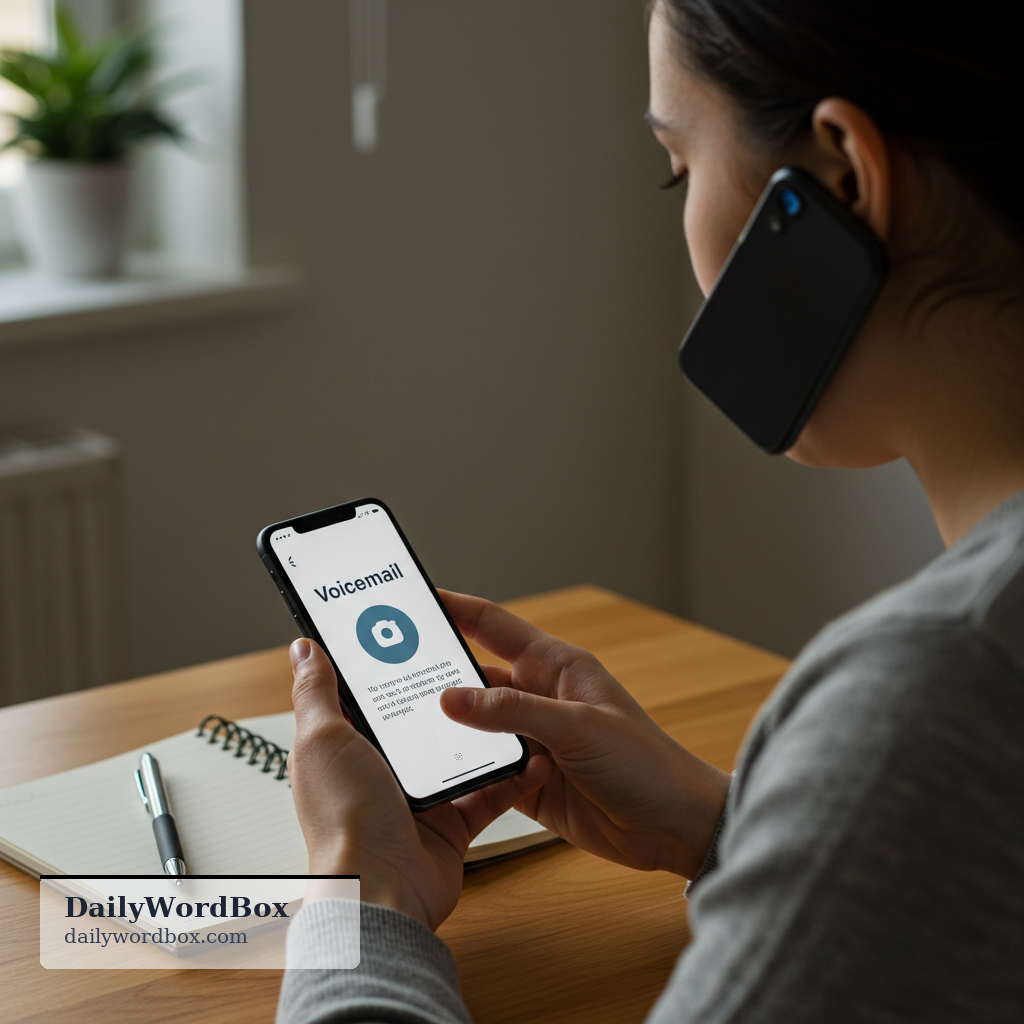 leave a message: to record or write information for someone to receive later when they are unavailable