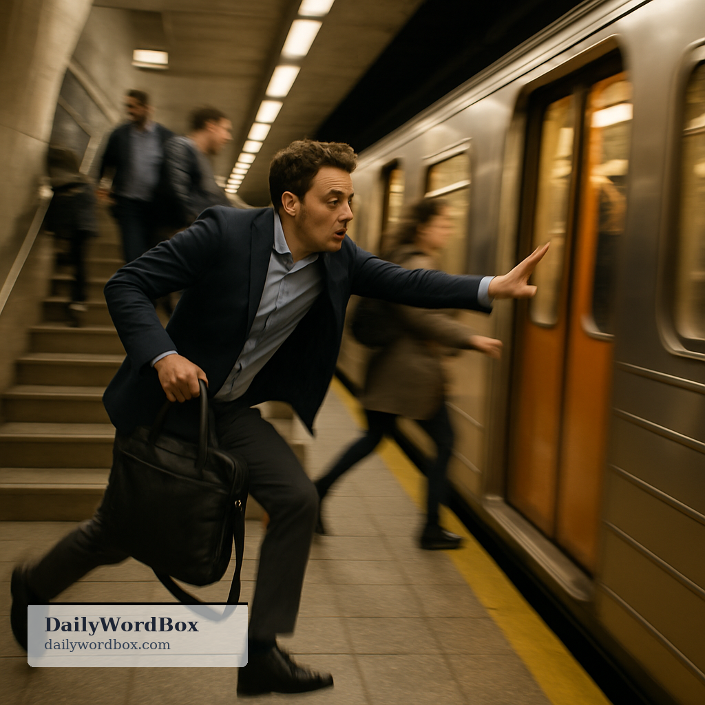 leg it: To leg it means to run away quickly, especially to escape trouble.