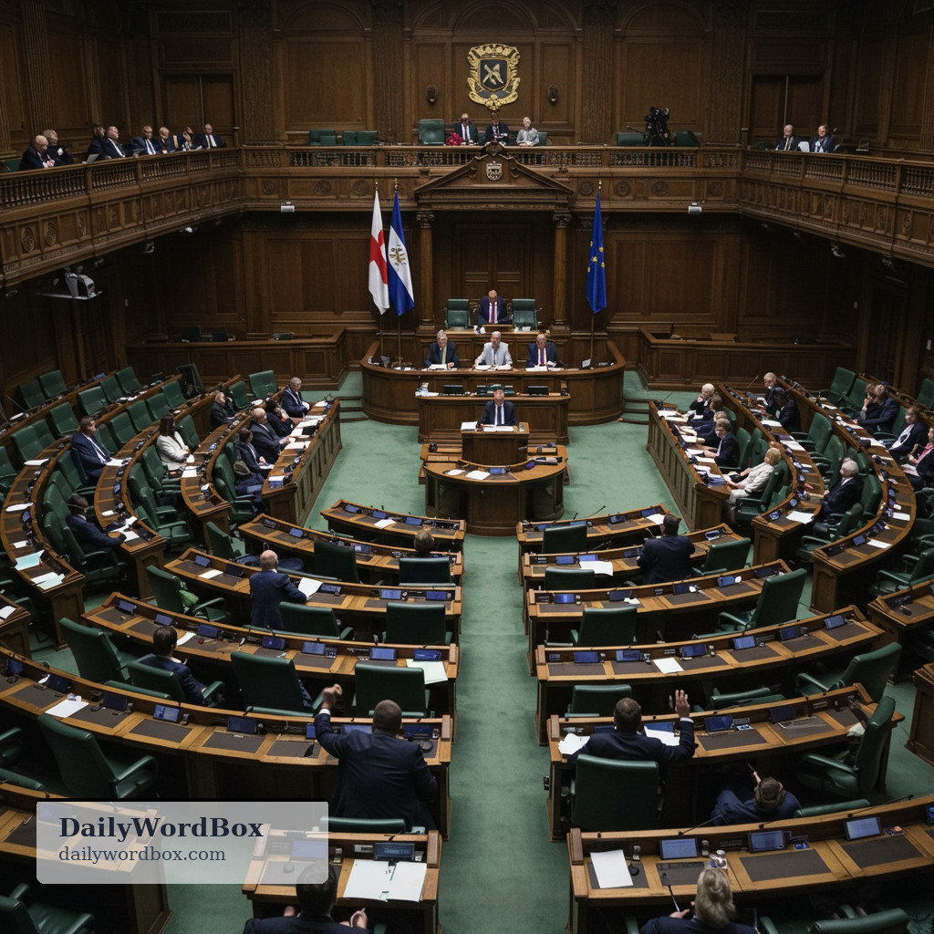 legislative: Related to making, debating, or passing laws.