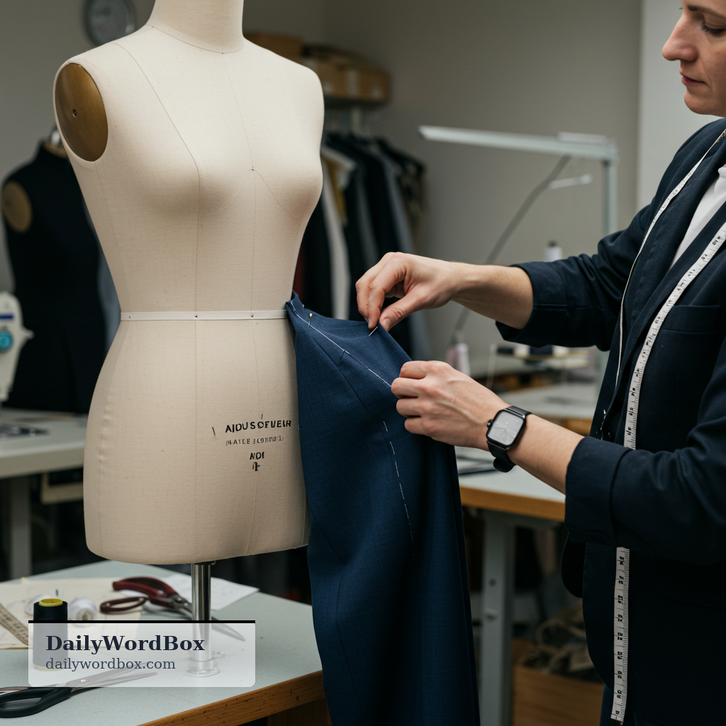 let out: to make a piece of clothing wider or larger by adjusting seams