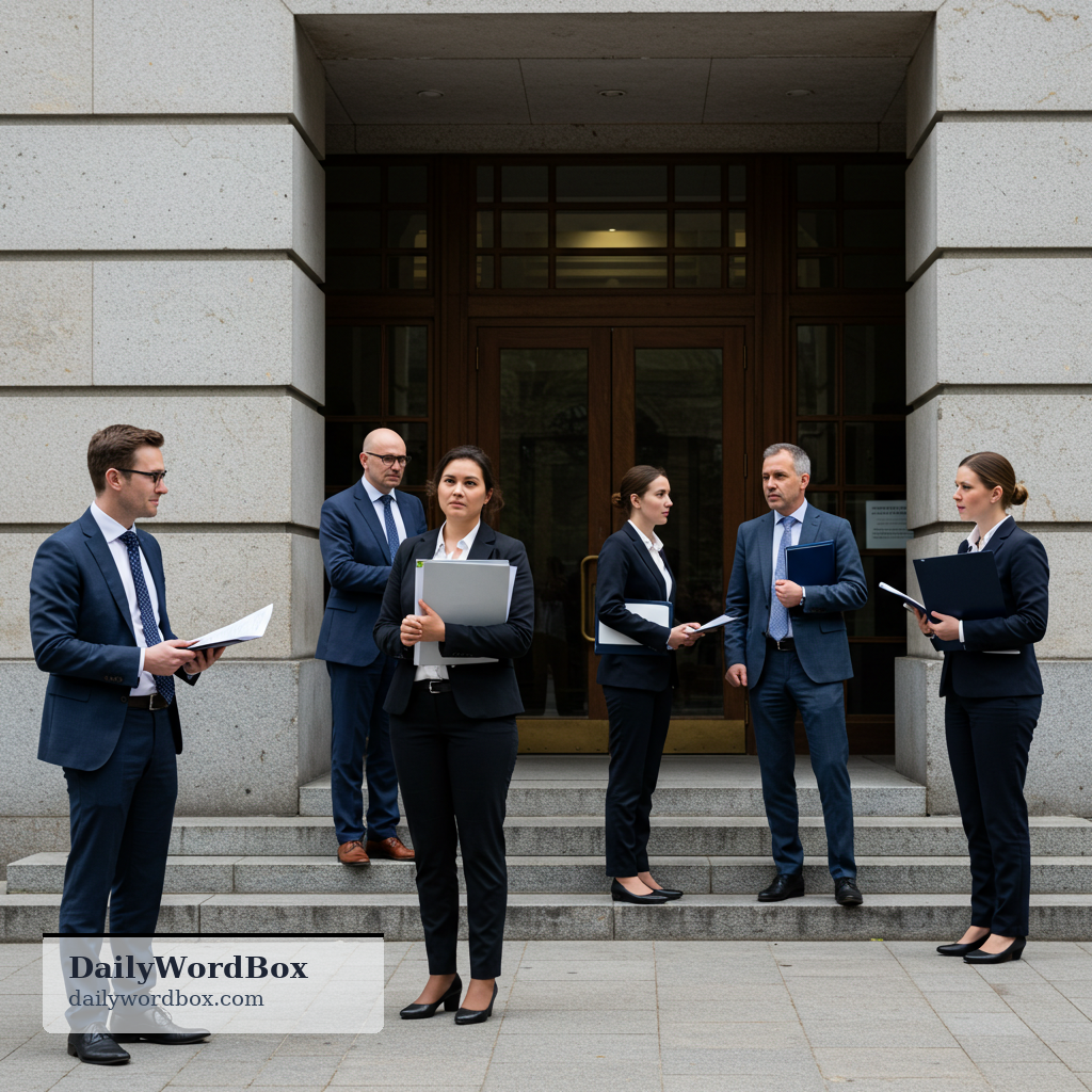 lobby: a group of people who try to influence political decisions in favor of a particular interest