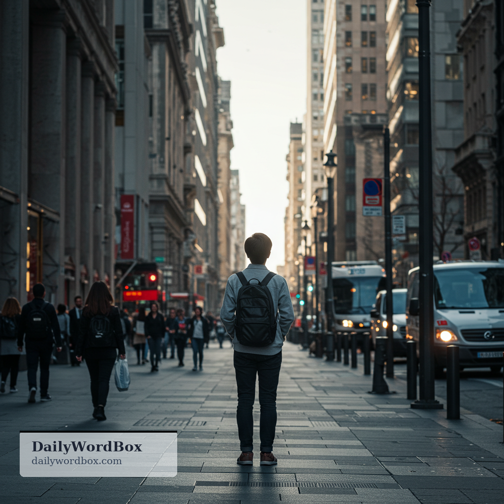 look around: to turn your head or eyes to see what is around you