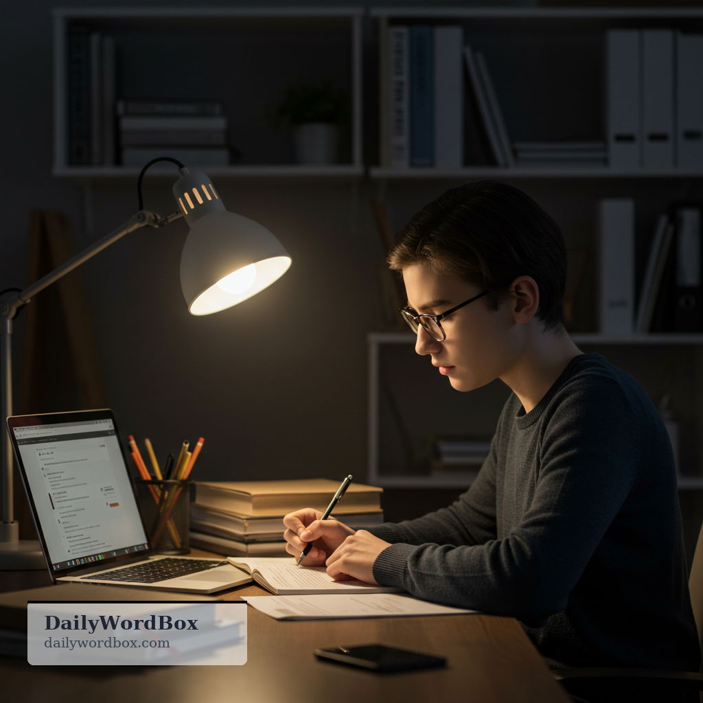 look for: to search for information in a source such as a book, website, or list