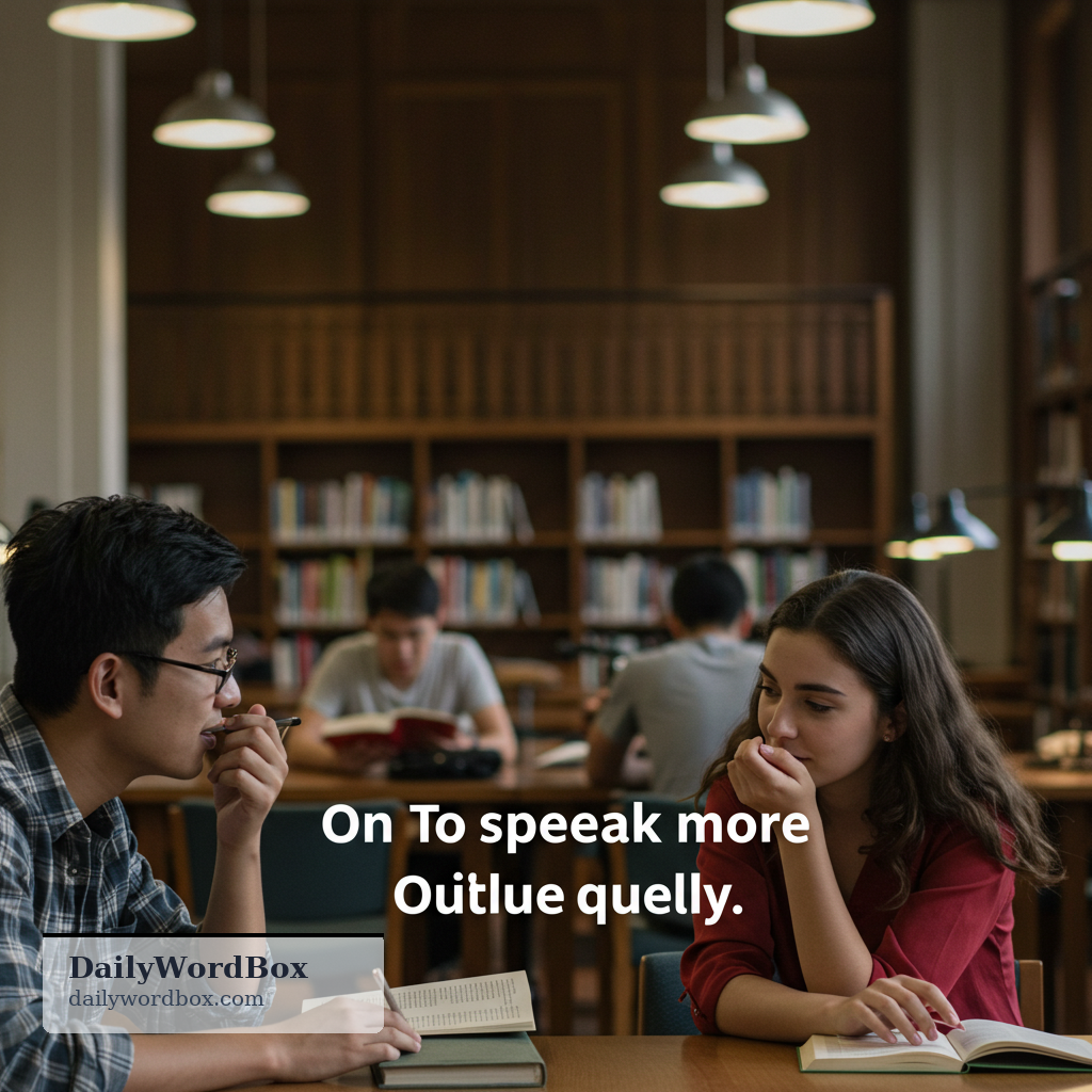 lower your voice: to speak more quietly