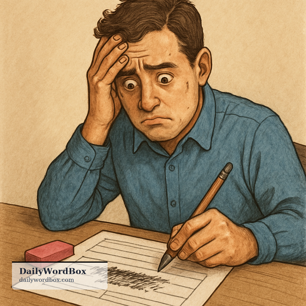 make a mistake: to do something wrong or incorrectly