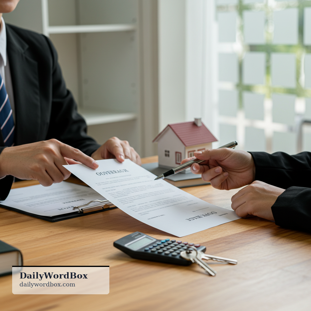 make an offer: to propose a price or terms, especially when trying to buy something or reach an agreement