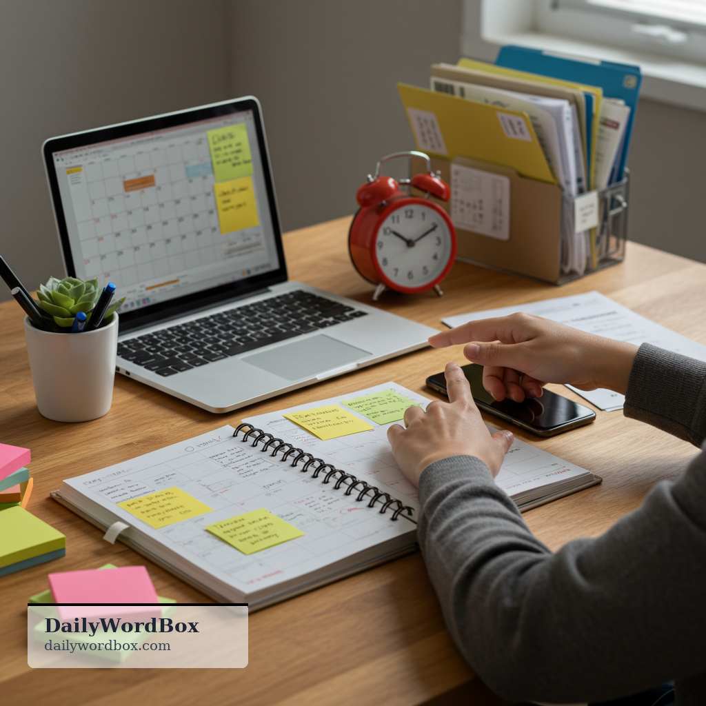 make arrangements: to plan and organize the details for something so it can happen