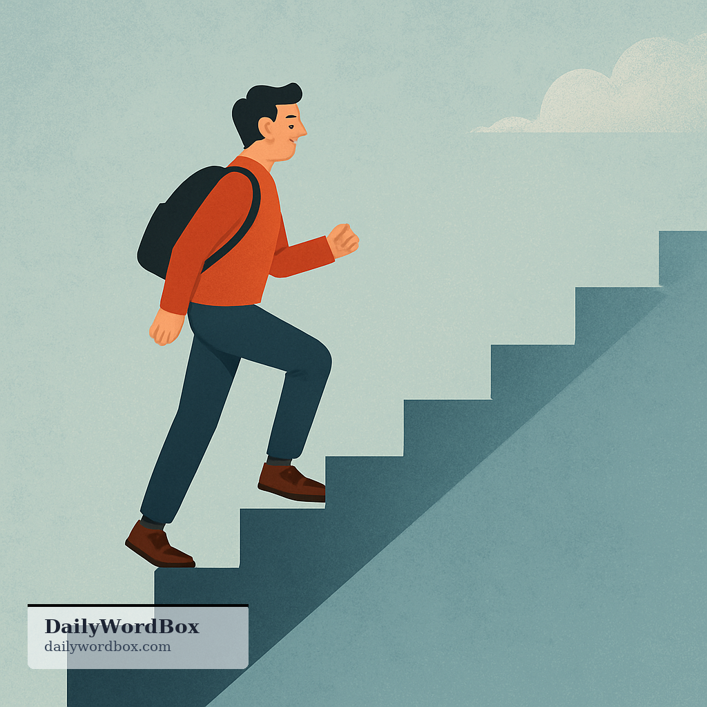 make progress: to improve or move forward toward a goal over time