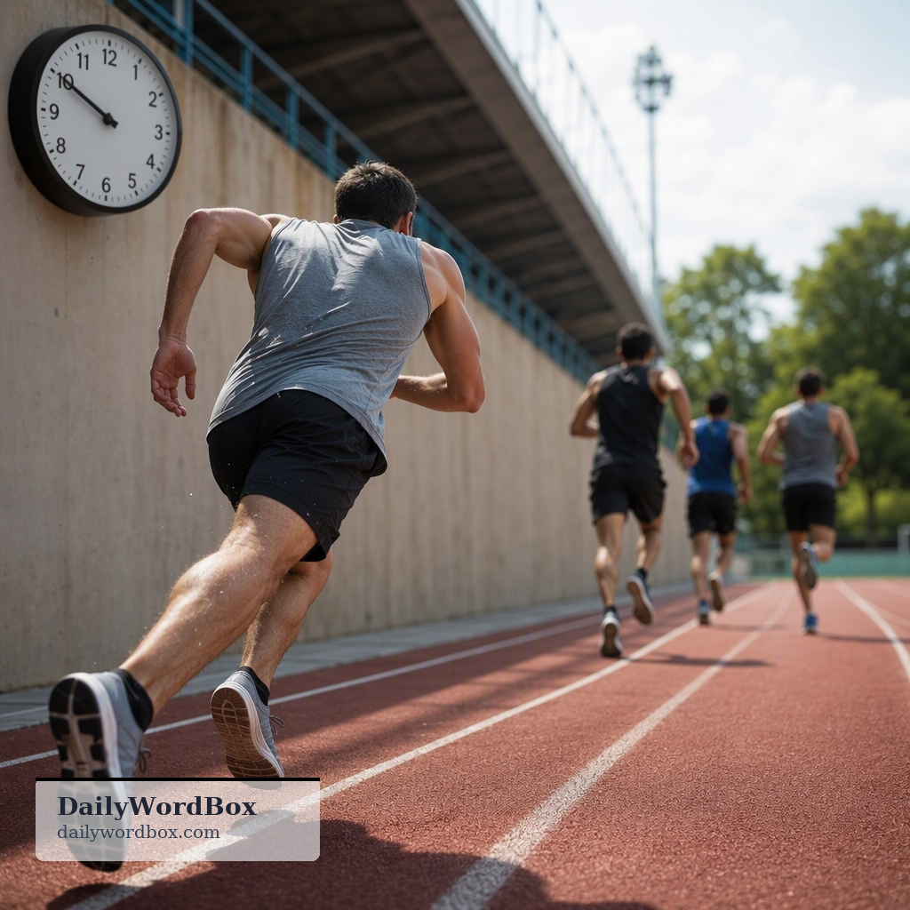make up for lost time: To compensate for a period of inactivity or delay by working extra hard or quickly.