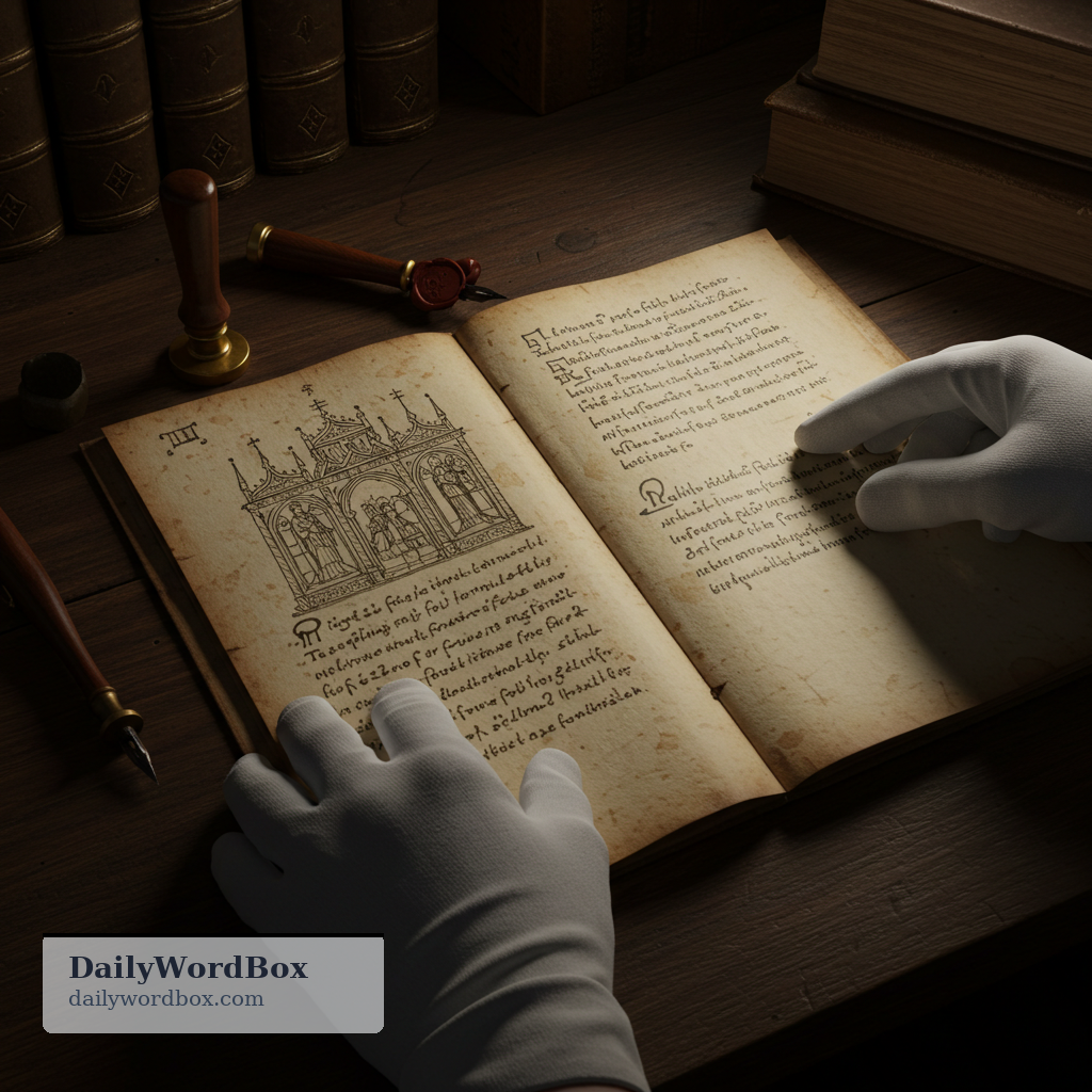 manuscript: an original handwritten document, especially an old or historical one
