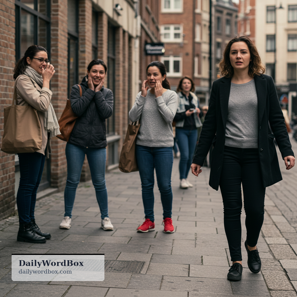 misogyny: Actions, comments, or social practices that express or reinforce prejudice against women.