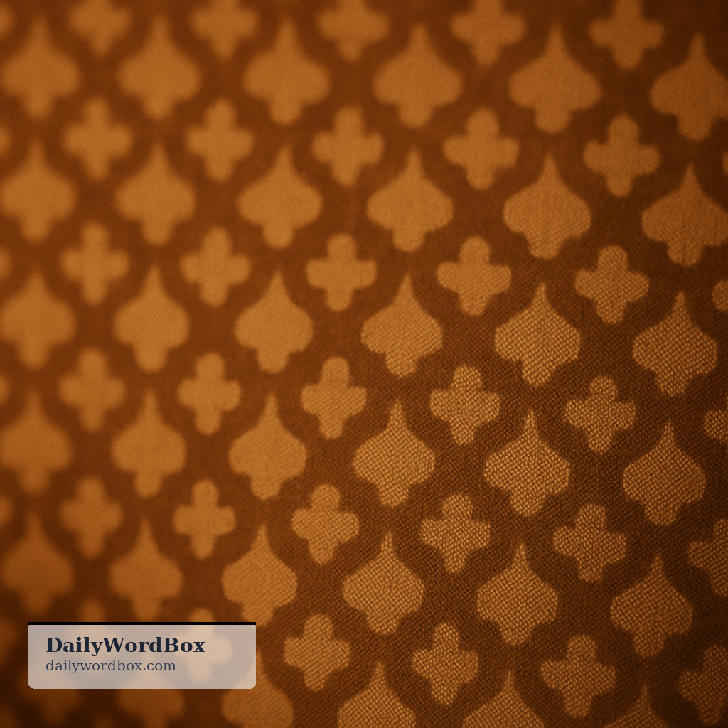 motif: a repeated pattern or decorative design element