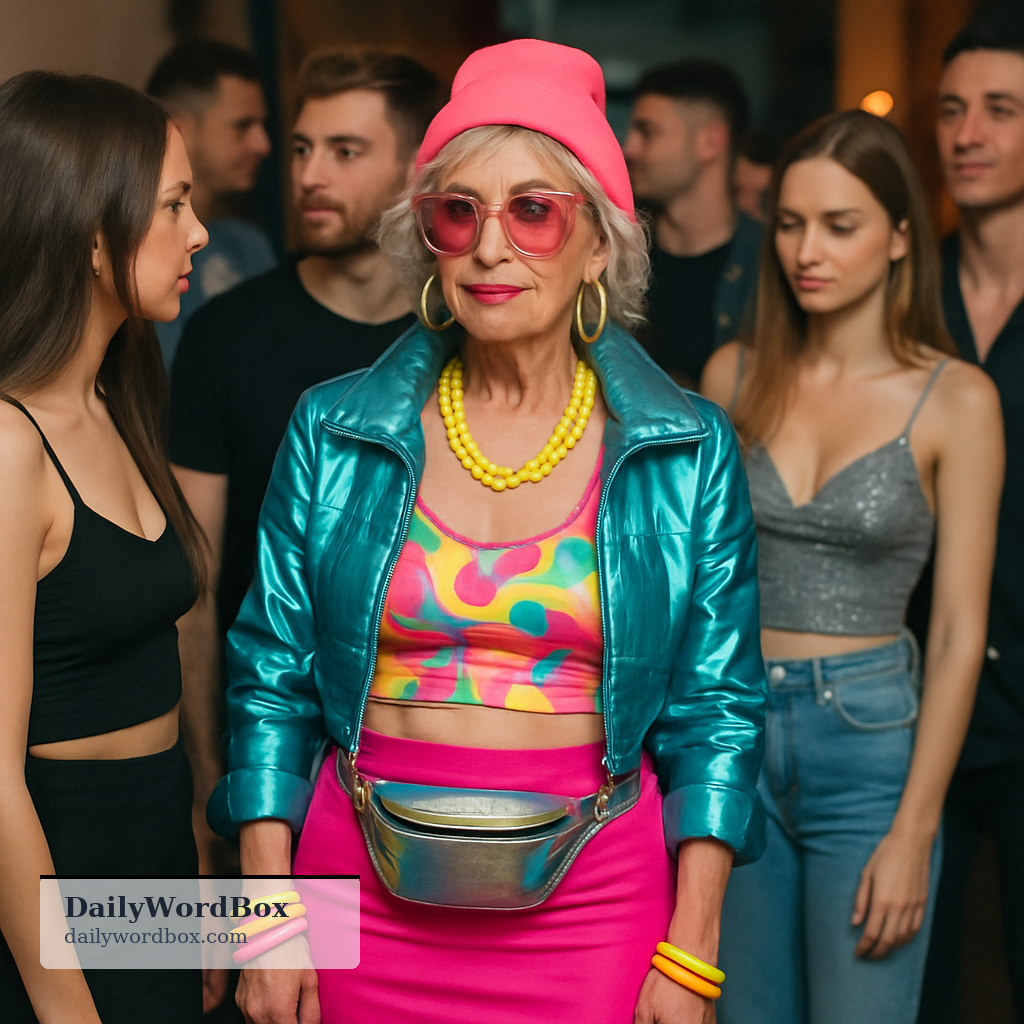 mutton dressed as lamb: An older person, especially a woman, seen as dressing or styling themselves to look much younger tha…