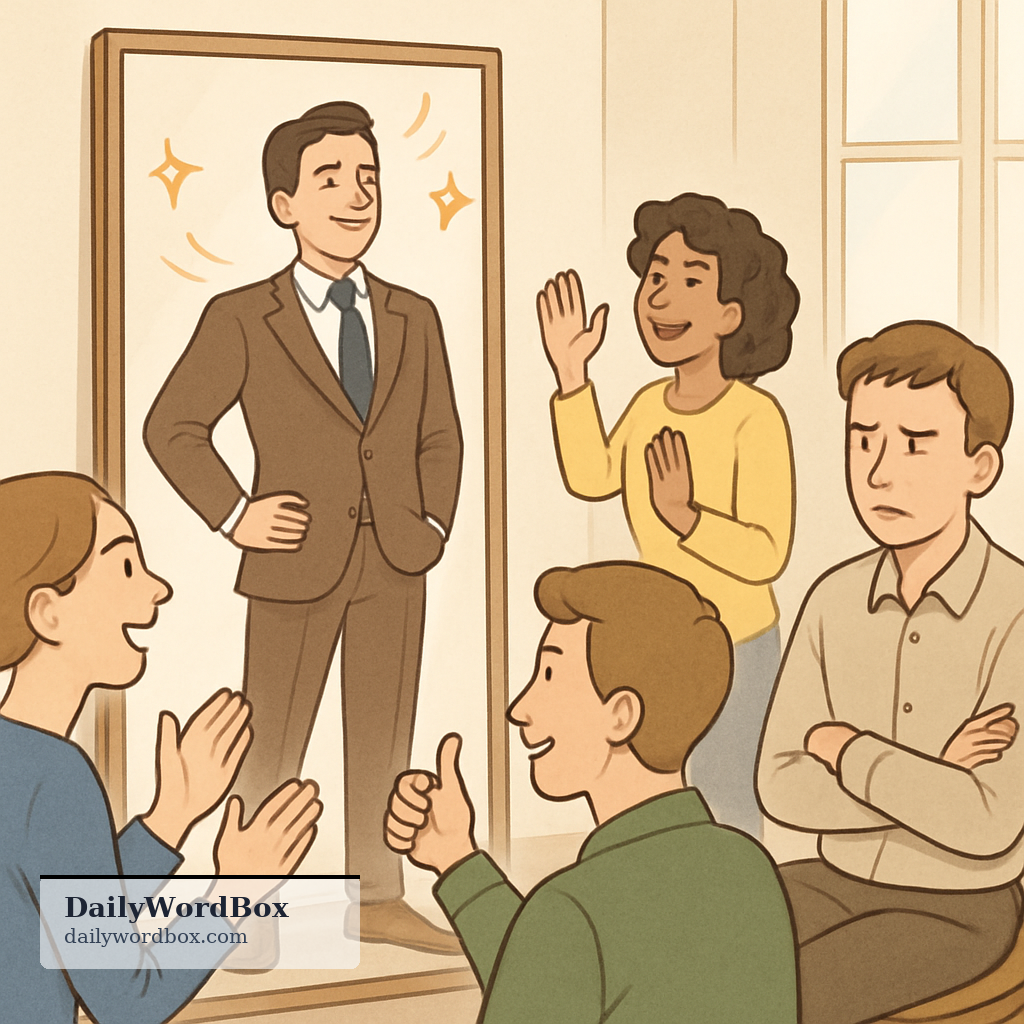 narcissism: excessive self-admiration and self-centered behavior