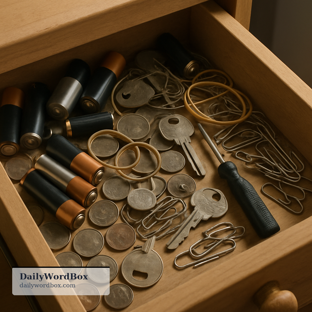 odds and sods: A miscellaneous mixture of small items, often leftovers or clutter.
